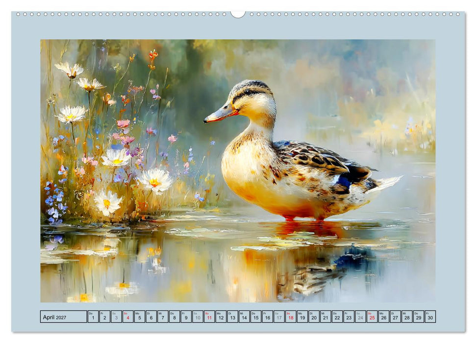 Zwergenten. Bezaubernde Schreihälse in der Natur (CALVENDO Wandkalender 2027)