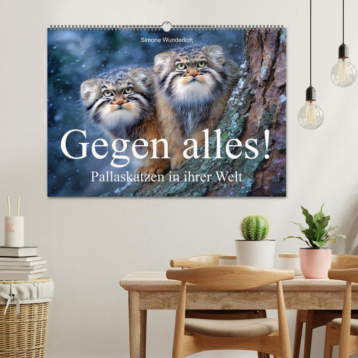 Gegen alles! - Pallaskatzen in ihrer Welt (CALVENDO Wandkalender 2027)