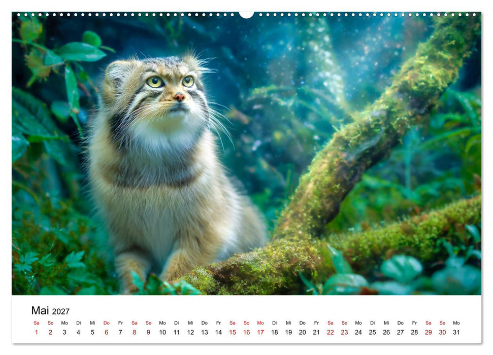 Gegen alles! - Pallaskatzen in ihrer Welt (CALVENDO Wandkalender 2027)