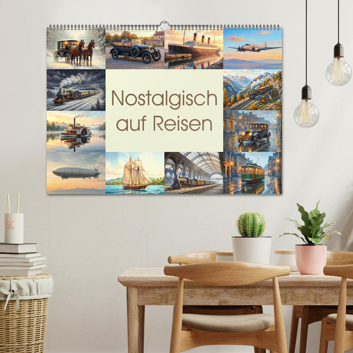 Nostalgisch auf Reisen (CALVENDO Wandkalender 2027)