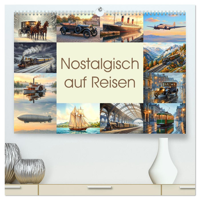 Nostalgisch auf Reisen (CALVENDO Premium Wandkalender 2027)