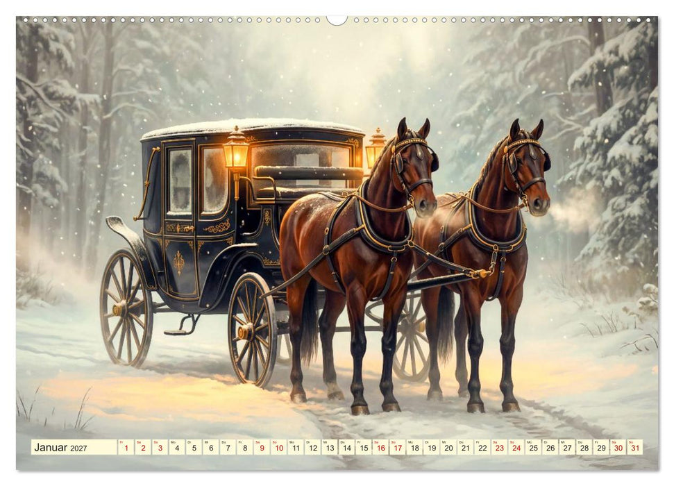 Nostalgisch auf Reisen (CALVENDO Premium Wandkalender 2027)