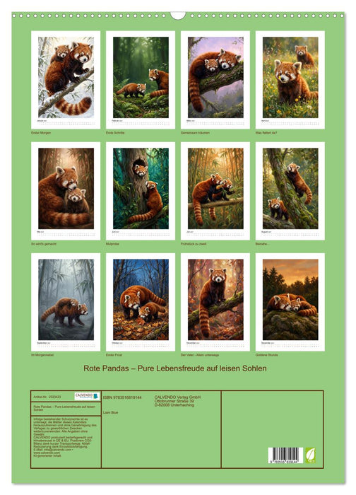 Rote Pandas – Pure Lebensfreude auf leisen Sohlen (CALVENDO Wandkalender 2027)
