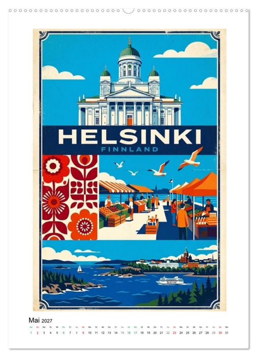Sehnsucht Skandinavien – Die Mid-Century Collection (CALVENDO Wandkalender 2027)
