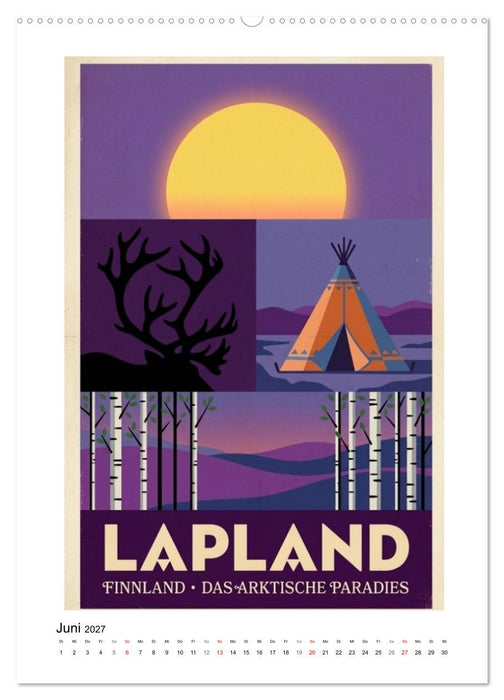 Sehnsucht Skandinavien – Die Mid-Century Collection (CALVENDO Wandkalender 2027)