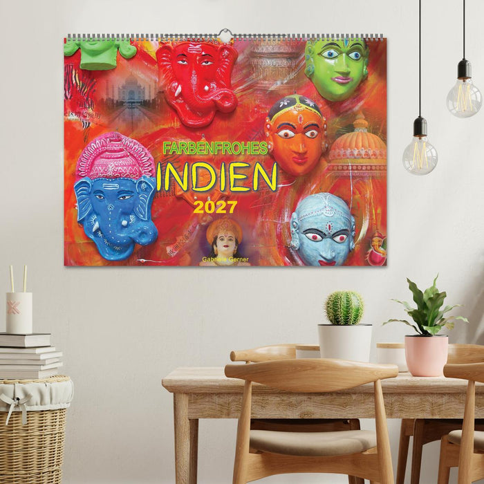 Farbenfrohes Indien (CALVENDO Wandkalender 2027)
