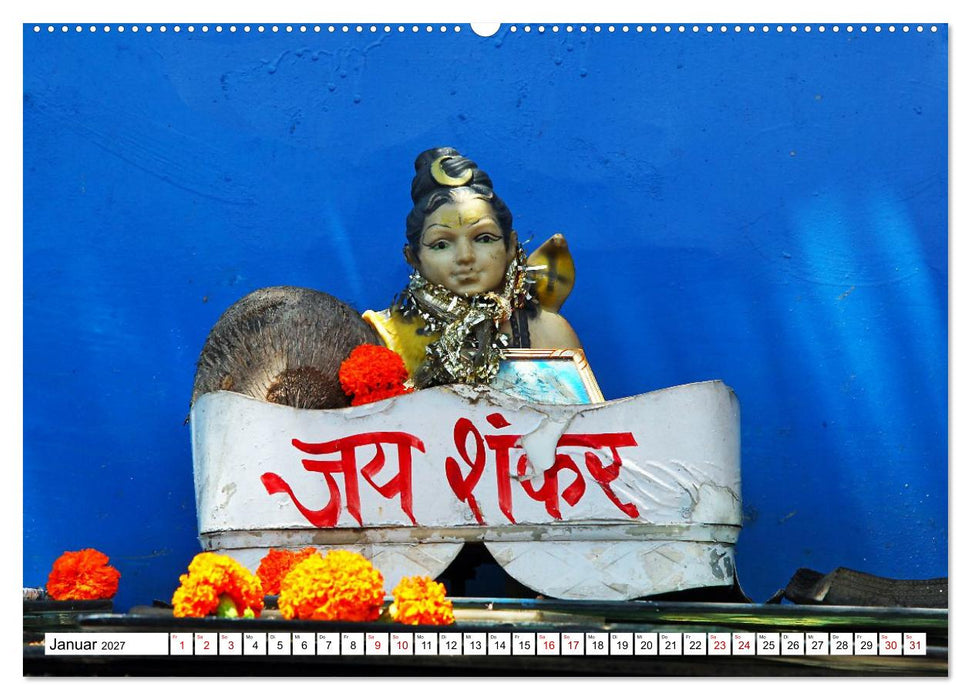 Farbenfrohes Indien (CALVENDO Wandkalender 2027)