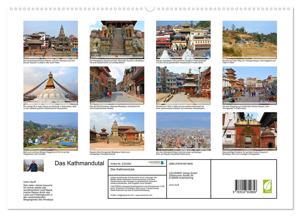 Das Kathmandutal (CALVENDO Premium Wandkalender 2027)