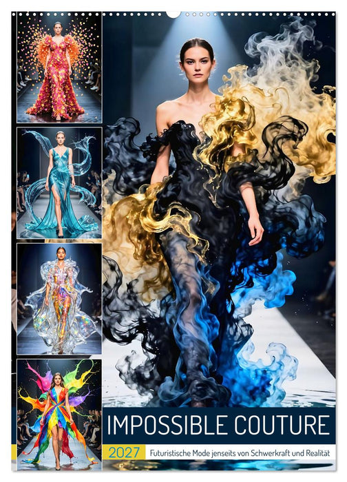 Impossible Couture - Futuristische Mode jenseits von Schwerkraft und Realität (CALVENDO Wandkalender 2027)