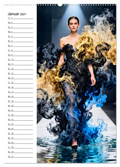 Impossible Couture - Futuristische Mode jenseits von Schwerkraft und Realität (CALVENDO Wandkalender 2027)