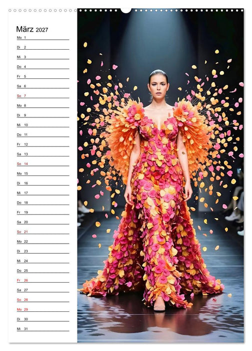 Impossible Couture - Futuristische Mode jenseits von Schwerkraft und Realität (CALVENDO Wandkalender 2027)