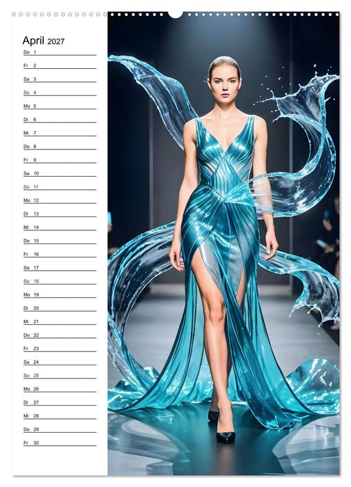 Impossible Couture - Futuristische Mode jenseits von Schwerkraft und Realität (CALVENDO Wandkalender 2027)