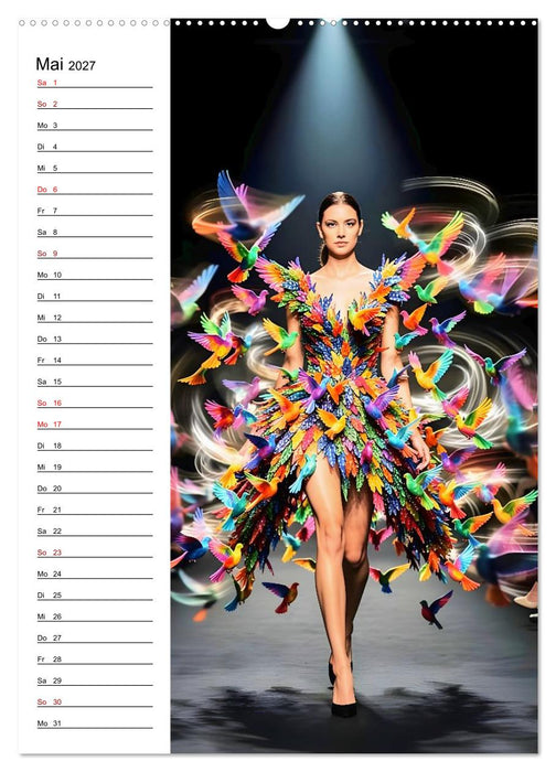 Impossible Couture - Futuristische Mode jenseits von Schwerkraft und Realität (CALVENDO Wandkalender 2027)