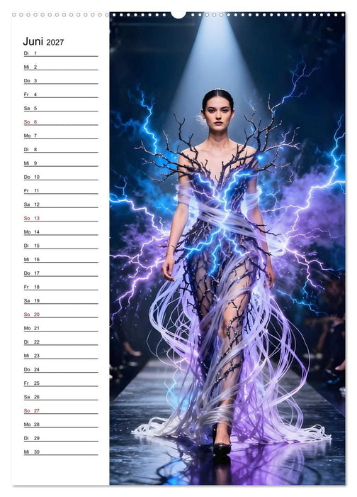 Impossible Couture - Futuristische Mode jenseits von Schwerkraft und Realität (CALVENDO Wandkalender 2027)