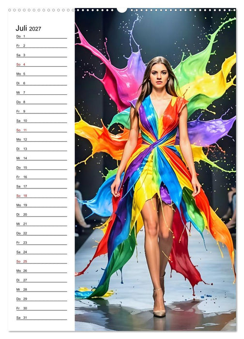 Impossible Couture - Futuristische Mode jenseits von Schwerkraft und Realität (CALVENDO Premium Wandkalender 2027)