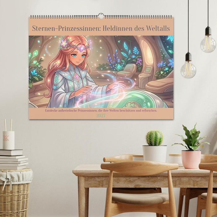 Sternen-Prinzessinnen: Heldinnen des Weltalls (CALVENDO Wandkalender 2027)