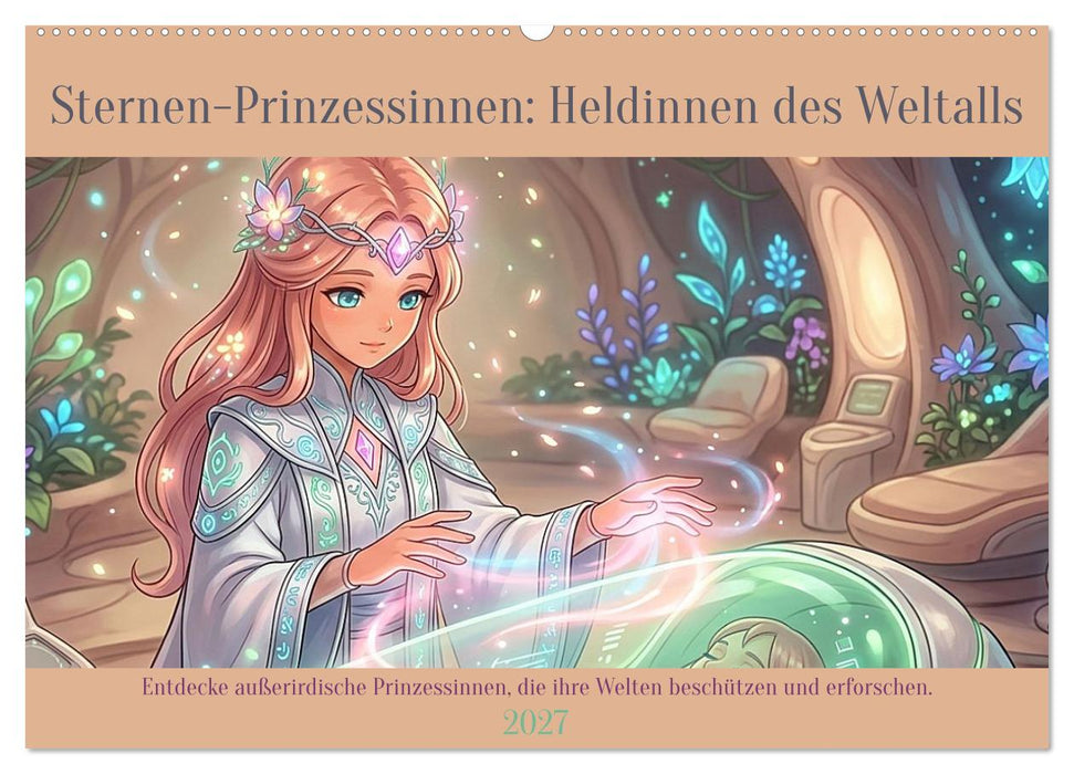 Sternen-Prinzessinnen: Heldinnen des Weltalls (CALVENDO Wandkalender 2027)