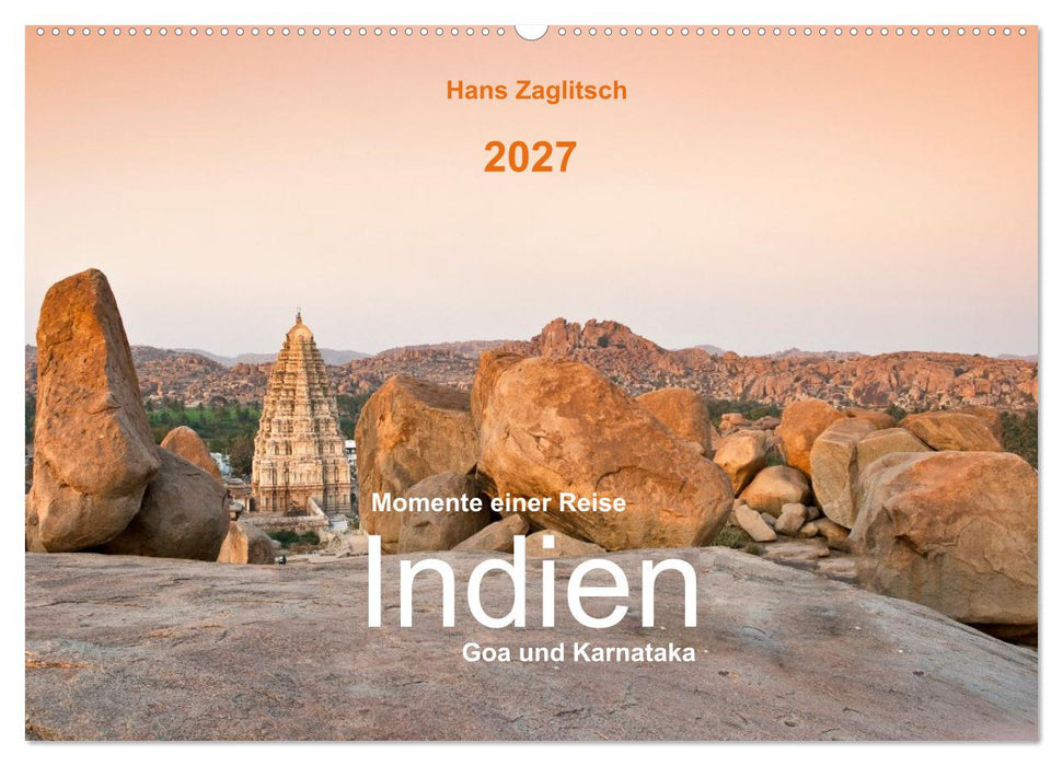 Momente einer Reise - Goa und Karnataka (CALVENDO Wandkalender 2027)