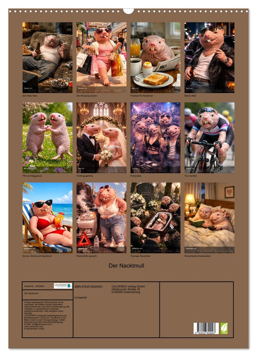Der Nacktmull (CALVENDO Wandkalender 2027)