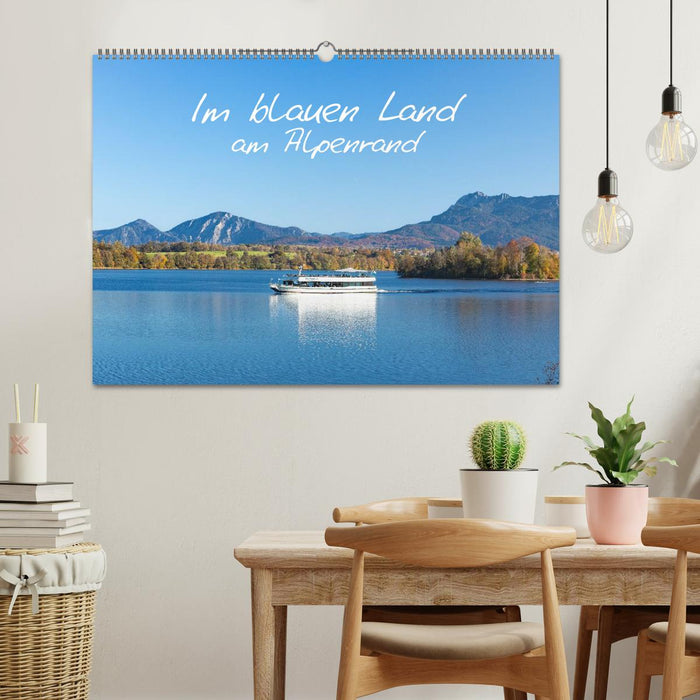 Im blauen Land am Alpenrand (CALVENDO Wandkalender 2027)