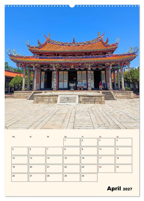 Taipeh – Stadt der Kontraste (CALVENDO Wandkalender 2027)