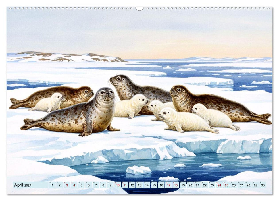 Nordische Tiere wie aus alten Zeiten (CALVENDO Wandkalender 2027)