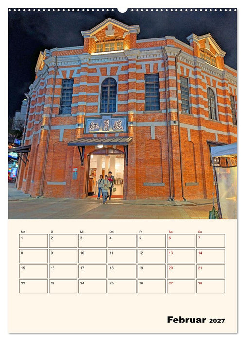 Taipeh – Stadt der Kontraste (CALVENDO Premium Wandkalender 2027)