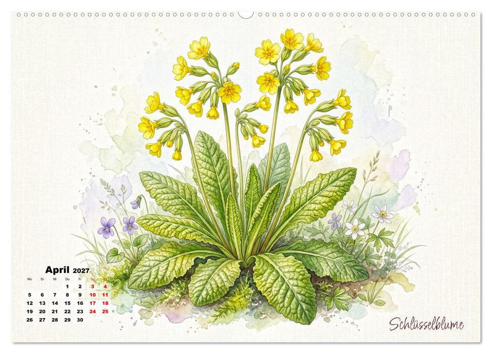 Wilde Kostbarkeiten – Essbar, gesund & wunderschön (CALVENDO Premium Wandkalender 2027)