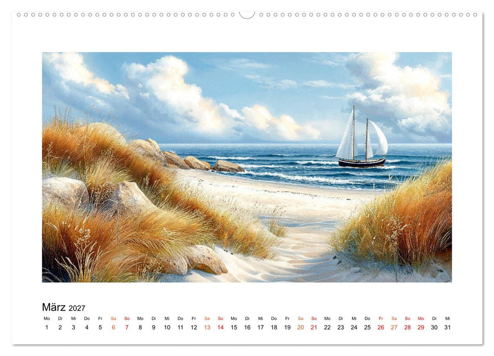 Dänemark - Wind, Meer und stille Orte (CALVENDO Wandkalender 2027)