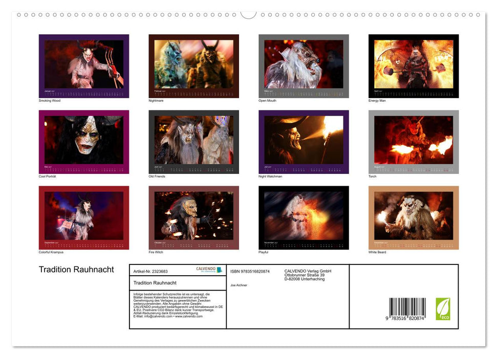 Tradition Rauhnacht (CALVENDO Premium Wandkalender 2027)