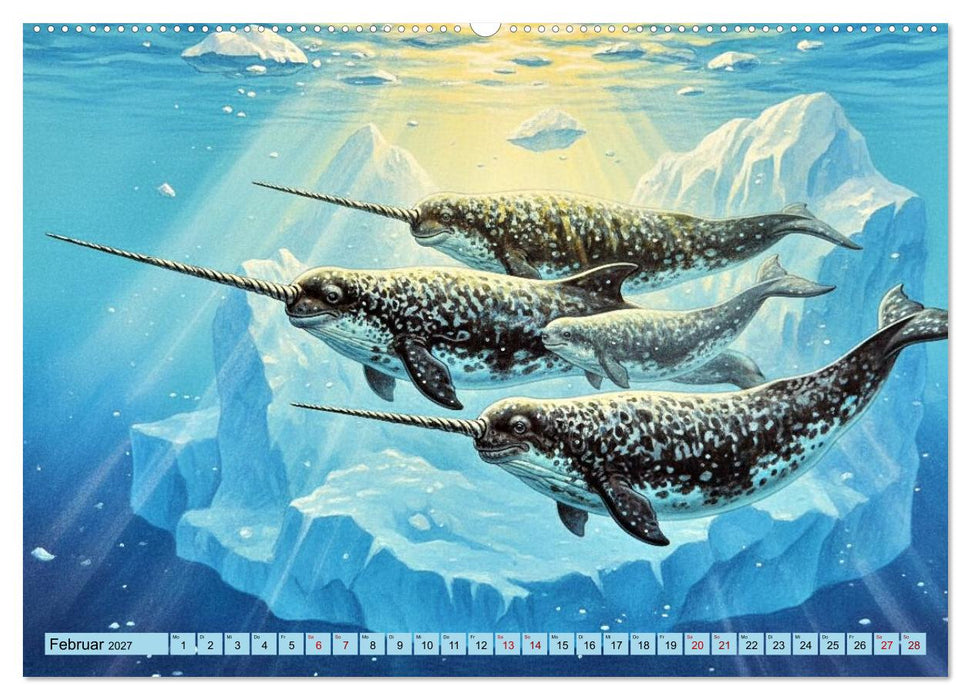 Nordische Tiere wie aus alten Zeiten (CALVENDO Premium Wandkalender 2027)