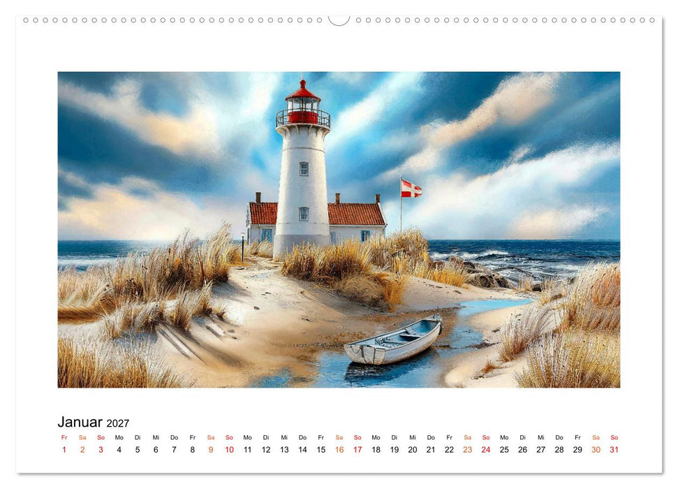 Dänemark - Wind, Meer und stille Orte (CALVENDO Premium Wandkalender 2027)