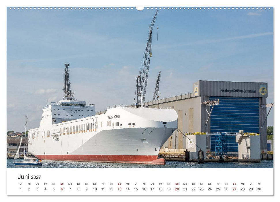 Flensburg maritim (CALVENDO Premium Wandkalender 2027)