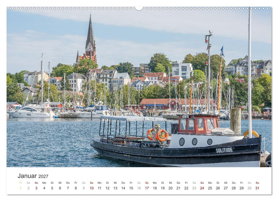 Flensburg maritim (CALVENDO Wandkalender 2027)