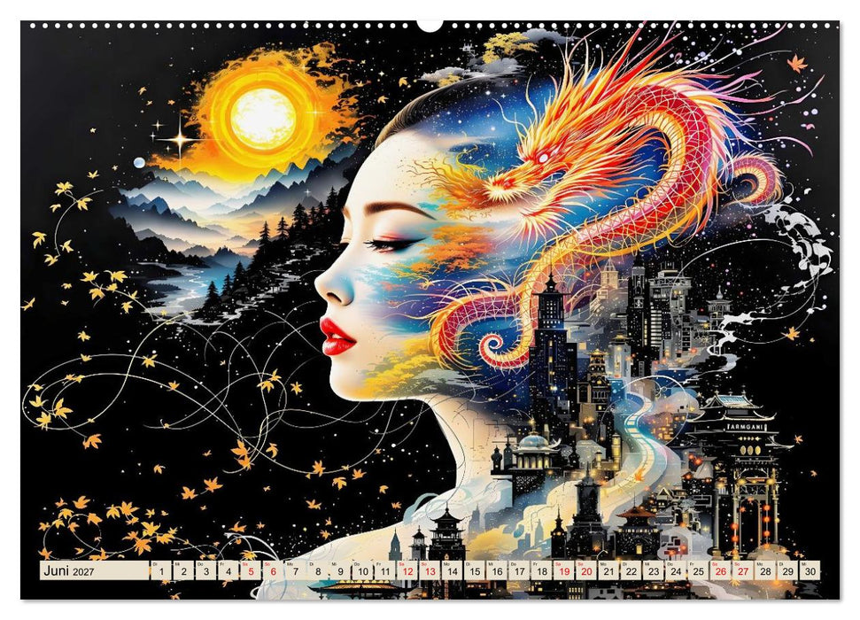 Spiegelstädte der Seele - Urbanes Labyrinth der Wahrnehmung (CALVENDO Wandkalender 2027)