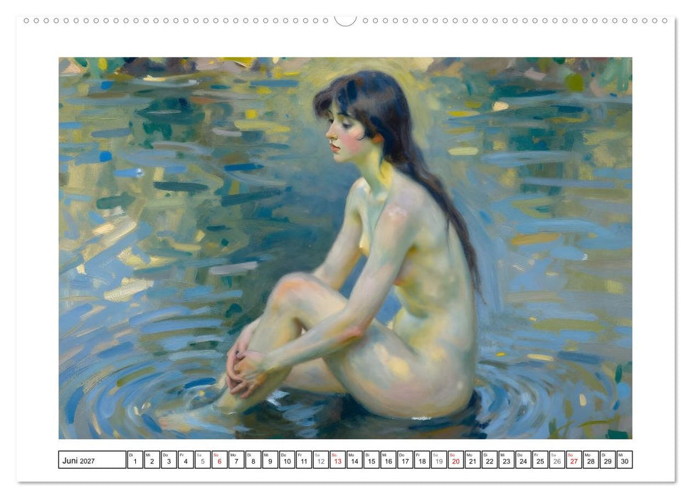 Schönheit ohne Schleier - Impressionismus (CALVENDO Premium Wandkalender 2027)