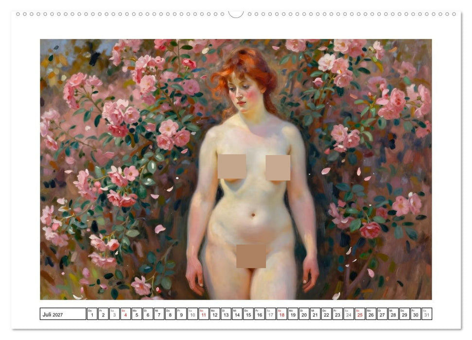 Schönheit ohne Schleier - Impressionismus (CALVENDO Premium Wandkalender 2027)