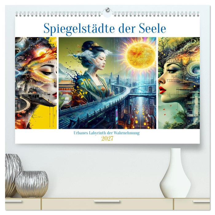 Spiegelstädte der Seele - Urbanes Labyrinth der Wahrnehmung (CALVENDO Premium Wandkalender 2027)
