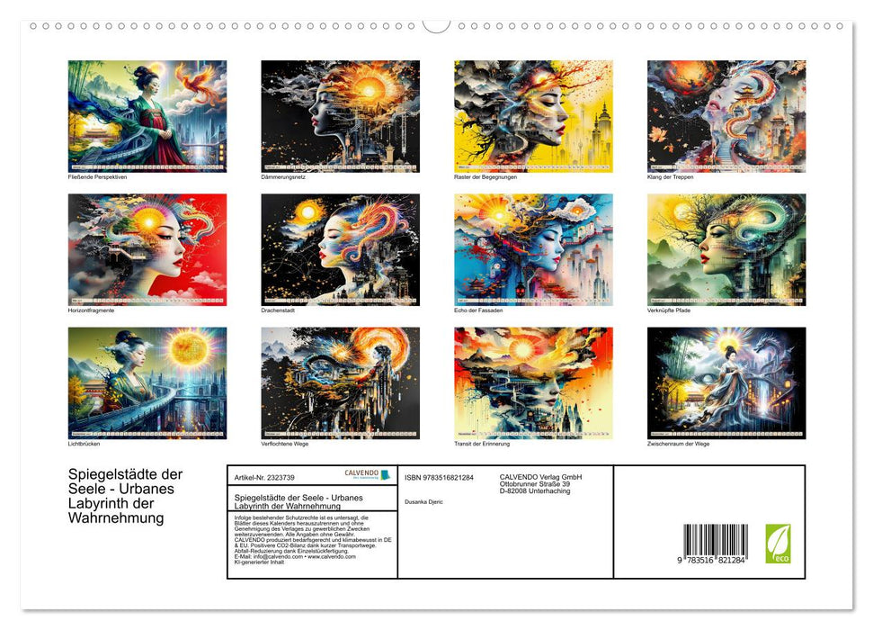Spiegelstädte der Seele - Urbanes Labyrinth der Wahrnehmung (CALVENDO Premium Wandkalender 2027)