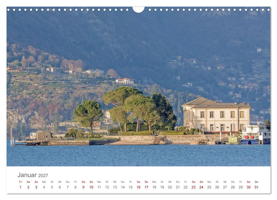 Como und der Comer See (CALVENDO Wandkalender 2027)