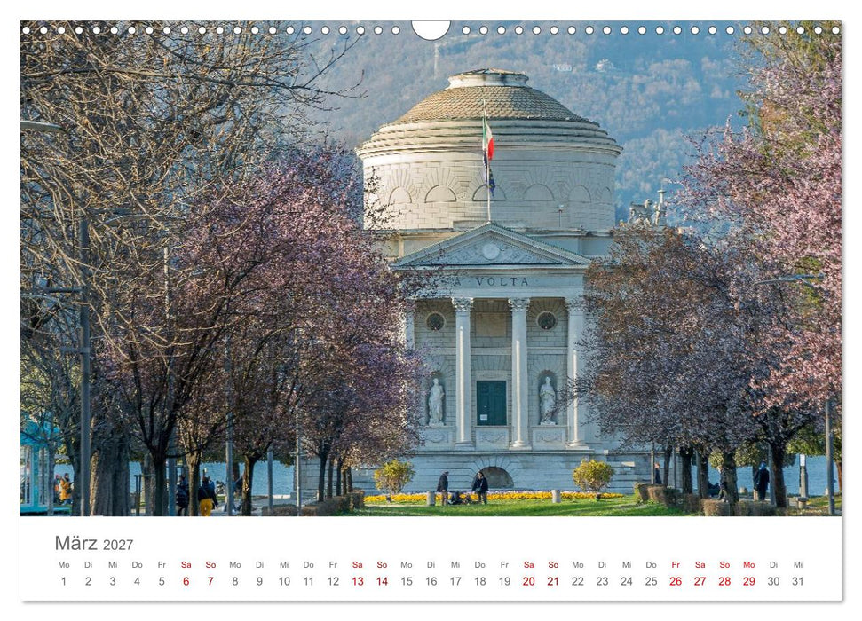 Como und der Comer See (CALVENDO Wandkalender 2027)