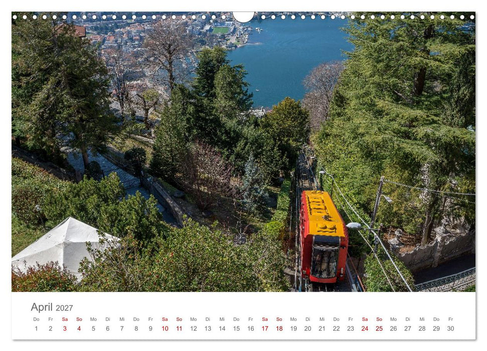 Como und der Comer See (CALVENDO Wandkalender 2027)
