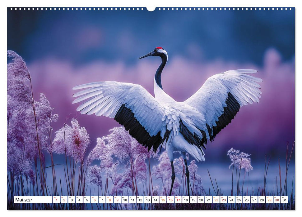 Mit den Kranichen kehrt das Licht in die Seele zurück (CALVENDO Wandkalender 2027)