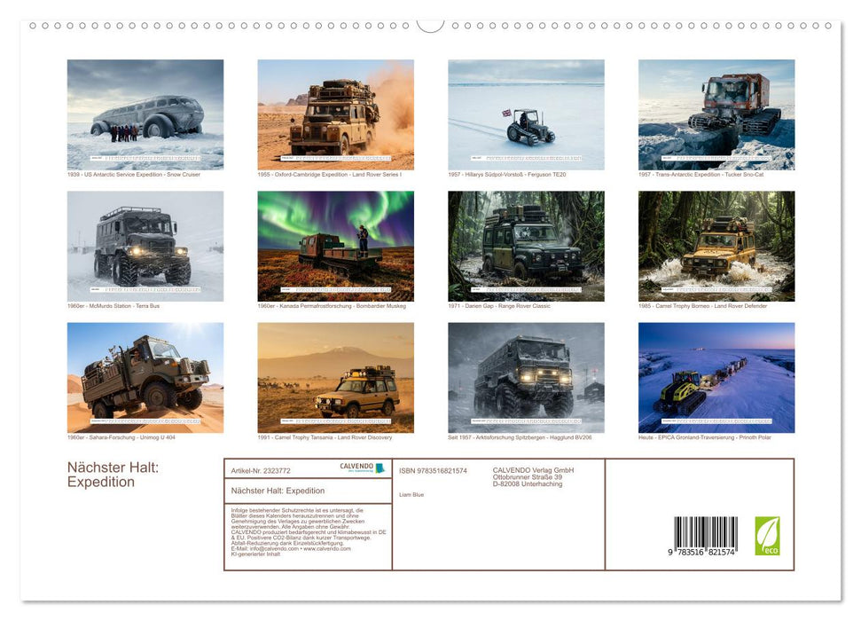 Nächster Halt: Expedition (CALVENDO Premium Wandkalender 2027)