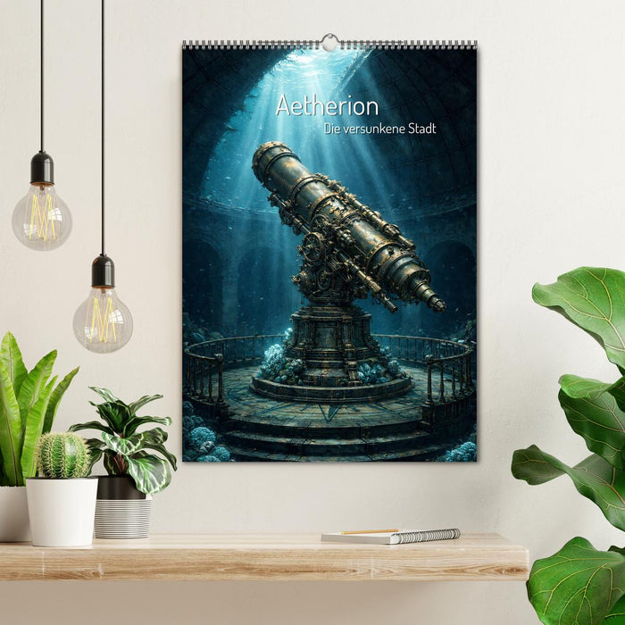 Aetherion – Die versunkene Stadt (CALVENDO Wandkalender 2027)