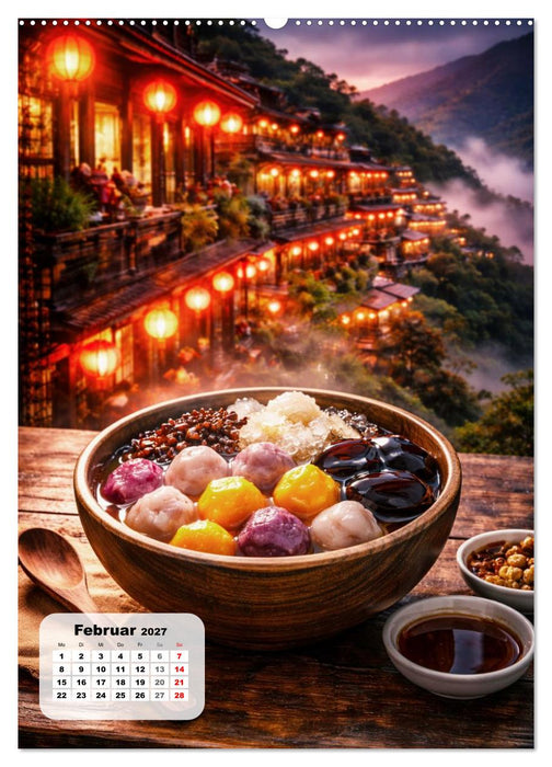 Taiwan – Eine Schlemmerreise durchs Land der Nachtmärkte (CALVENDO Wandkalender 2027)