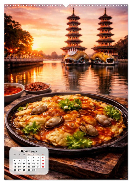 Taiwan – Eine Schlemmerreise durchs Land der Nachtmärkte (CALVENDO Wandkalender 2027)