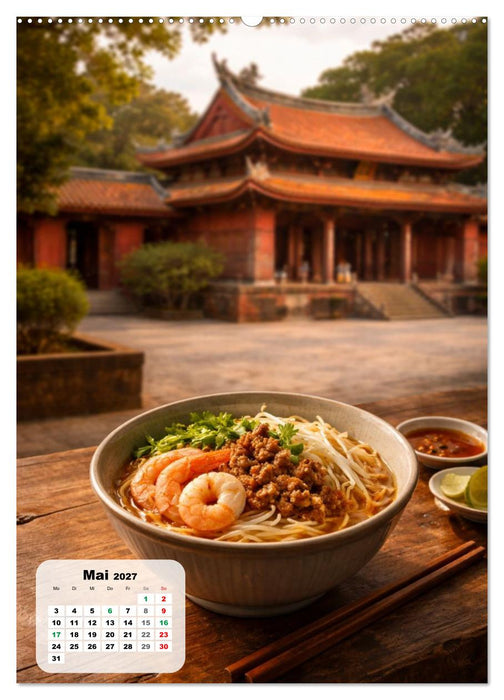 Taiwan – Eine Schlemmerreise durchs Land der Nachtmärkte (CALVENDO Wandkalender 2027)