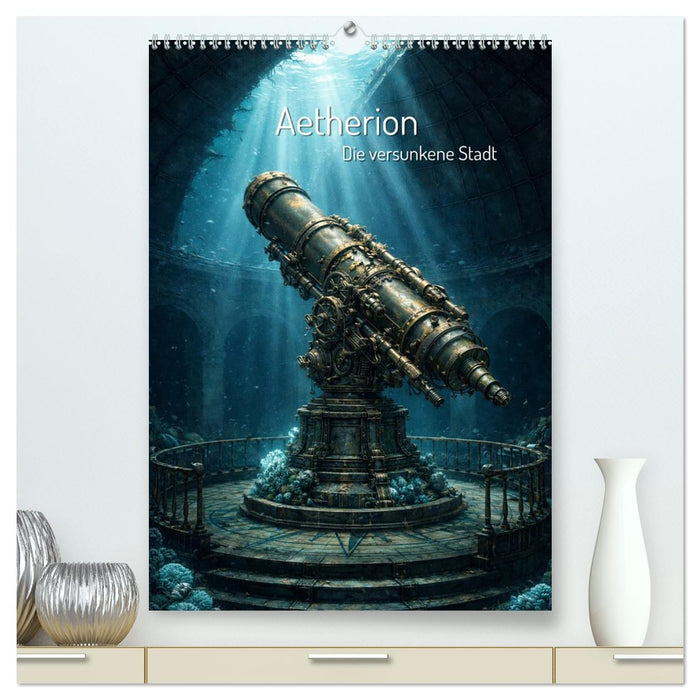 Aetherion – Die versunkene Stadt (CALVENDO Premium Wandkalender 2027)