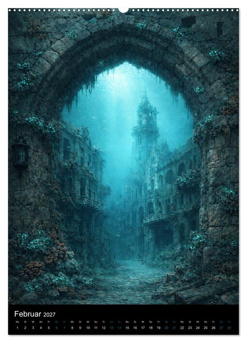 Aetherion – Die versunkene Stadt (CALVENDO Premium Wandkalender 2027)